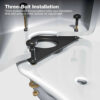 Extra Tall Highline Arc Complete Solution 2-piece 1.28 GPF Single Flush Elongated Toilet in White (Seat Included) 78305-0