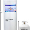 100Lb Steel Propane Tank Cylinder with Pol Valve