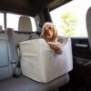 Dog Car Seat: Lookout I Dog Booster Car Seat for Dogs Small 5-15 lbs, Size: Small, Fabric: Black Diamond, Pet Car Seat to Alleviate Car Sickness...