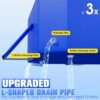 Foldable Pool, Large Non-Inflatable Swimming Pool For Kids,Adult Collapsible Pools Hard Plastic Shell, Oversized Thickened,Portable Folding Kids...