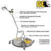 30" 5000 PSI Whirl-A-Way Surface Cleaner