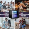 Beverage Refrigerator Cooler - 126 Can Mini Fridge with Glass Door for Soda Beer or Wine, Beverage Cooler for Home, Office, Bar with Adjustable...