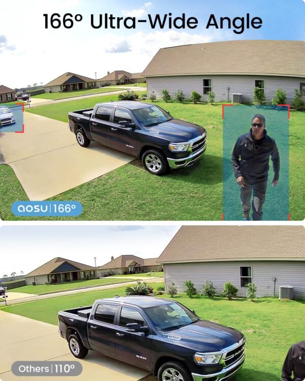AOSU Security Cameras Wireless Outdoor Home System