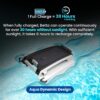 Betta SE Solar Powered Automatic Robotic Pool Surface Skimmer Cleaner with 30-Hour Continuous Cleaning Battery Power and Re-Engineered Twin Salt...
