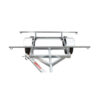Malone LowMax 2 Kayak Trailer Package, 600 lb Capacity, Galvanized Steel, LED Lights, 70 MPH Rated Tires
