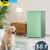 3.2 Cu.Ft Mini Fridge with Freezer Single Door Compact Refrigerator for Dorm, Bedroom, or Office Adjustable Thermostat, Black
