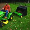 John Deere 42 Tow-Behind Lawn Sweeper, 24 cu. ft. Capacity, Adjustable Brushes