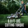 EGO Power+ 21-Inch 56V Self-Propelled Cordless Lawn Mower with 2x 4.0Ah Batteries & Rapid Charger, Black