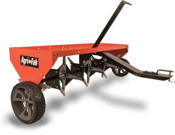 Agri-Fab 45-0604 18" x 48" Tow Behind Poly Lawn Roller 550 lbs Weight with Water, Poly Drum and Steel Frame, with Plug. Designed for Lawn and...