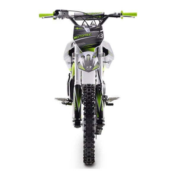 MOTOTEC X3 125CC 4-Stroke Green Gas-Powered Dirt Bike (95731462)