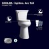 Extra Tall Highline Arc Complete Solution 2-piece 1.28 GPF Single Flush Elongated Toilet in White (Seat Included) 78305-0