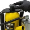 ESCO 30 Ton Pro Series Air Hydraulic Bottle Jack Heavy Duty Lifting for Automotive and Industrial Use