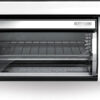 BLACK+DECKER SpaceMaker Under-Counter Toaster Oven, Digital Controls, Black/Stainless Steel, Fits 9 Pizza, TROS1000D