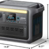 Portable Power Station, 1800W (2400W Peak) Solar Generator, 58 Minutes to Fully Charge, 1056wh LiFePO4 Battery,