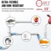 20V Cordless Electric Drain Auger-Efficient 25Ft Auto-Feed Drain Snake with Replaceable Cable,2.0Ah Battery,Charger,Storage Bag & Gloves for...