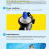 PoolRx 101067 Black Units Swimming-Pool-Algaecides (4 Pack), 20,000-30,000 Gallon