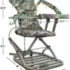 Summit Viper SD Climbing Treestand Lightweight Aluminum, Foam Padded Seat, 300 lbs Capacity, Includes Safety Harness