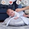 Babocush Newborn Comfort Cushion with Gentle Vibration and Heartbeat Sound, Helps Prevent Colic, Relieves Gas and Reflux, Provides Essential Tummy...