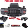 OPENROAD 12000lb Winch with Synthetic Rope & Wireless Remotes