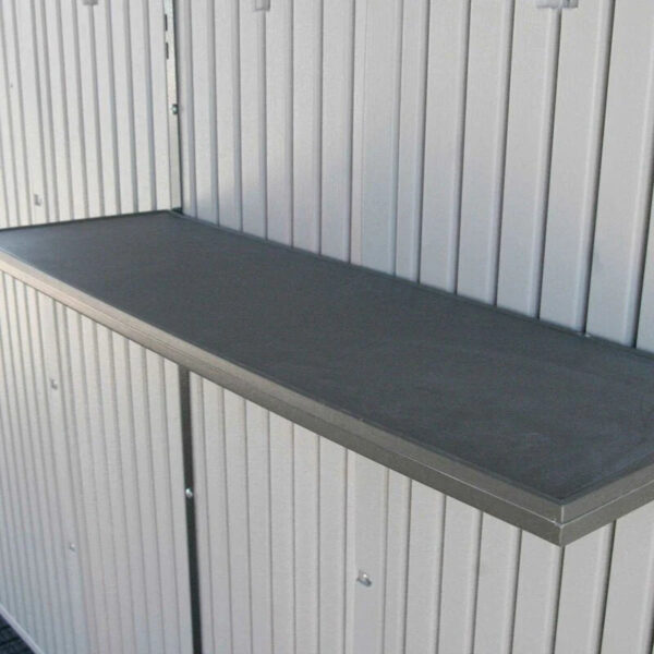 8 ft. W x 12.5 ft. D Plastic Storage Shed