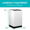 BLACK+DECKER 0.9 Cu. Ft. Portable Washing Machine - 5 Wash Cycles