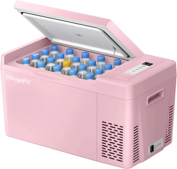 12 Volt Refrigerator 12V Car Fridge 23 Quart Portable Freezer Compressor Cooler 12/24V DC 110~240 Volt AC for Truck Van RV Camper SUV Travel...