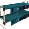 Disc-O-Bed Large Cam-O-Bunk Benchable Double Cot with Storage Organizers, Green