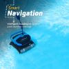 Dolphin Nautilus CC Plus Wi-Fi Automatic Robotic Pool Vacuum Cleaner, Always Cleaning, Never Charging, with Wall Climbing Scrubber Brush, Ideal...
