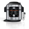 Ninja OL701 Foodi 14 in 1 SMART XL 8 Qt. Pressure Cooker Steam Fryer with SmartLid & Thermometer Auto Steam Release, that Air Fries, Proofs &...