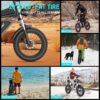 Electric Bike for Adults Ridstar, 1200W 30mph Moutain Bike,48V 15.6AH Battery E-Bike,20" Fat Tire Electric Motorcycle,Electric Bicycle 7 Speed...