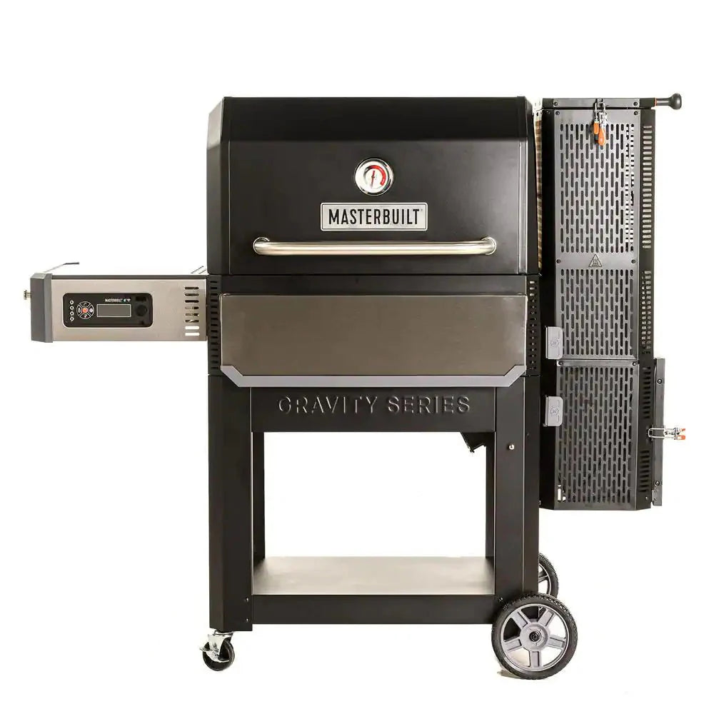 b5ac886ff4f33da6ddb8d80ad5b6a78047f5a3917d716b32afaa14cde24b56bf 1050 Digital Charcoal Grill and Smoker Combo in Black