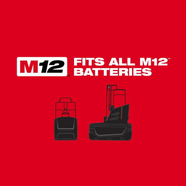 2567-22 M12 FUEL 12V Lithium-Ion Brushless Cordless High Speed 3/8 in. Ratchet Kit w/(2) Batteries, Charger and Bag