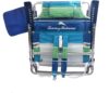 2 Backpack Beach Chairs with Storage Pouch and Towel Bar