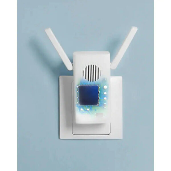 Security Video Doorbell 2K Wi-Fi Wireless Smart Video Camera with Chime Black