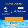 68% Calcium Hypochlorite Pool Shock for Swimming Pools - Chlorine Granules Swimming Pool Shock 50 lbs Bucket - Pool Chlorine for Inground and...