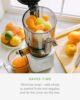 Nama J2 Cold Press Juicer Self Feeding for Hands Free Operation with Wide Mouth Hopper for Whole Recipe Loading, Zero Waste Masticating Juicer For...
