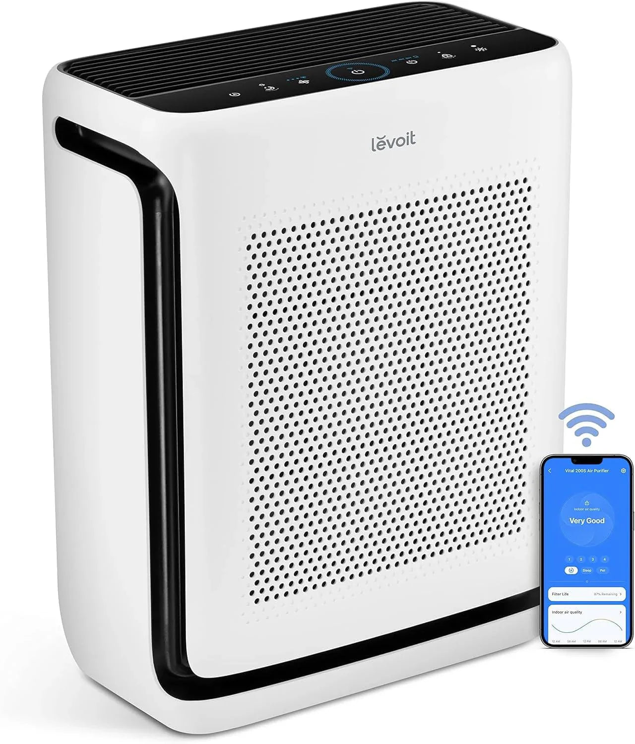c5bb41c25ad4621b0eaff4bf261e5d499f6bde08c8cb6f5458bad089b0df5c9a Air Purifiers for Home Large Room Up to 1800 Ft in 1 Hr with Washable Pre-Filter, Air Quality Monitor, Smart WiFi, HEPA Sleep Mode for Allergies,...