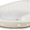 58292EP Canopy Island Inflatable Pool Float: Comfortable Lounge Surface Built-in Cup Holders Detachable Sunshade 440lb Max Weight Capacity 78.5" x 59"