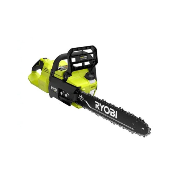 Ryobi 18 40V Cordless Chainsaw Kit with Battery & Charger, Green