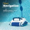 Dolphin Nautilus CC Plus Wi-Fi Automatic Robotic Pool Vacuum Cleaner, Always Cleaning, Never Charging, with Wall Climbing Scrubber Brush, Ideal...