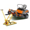 Lawn Mower Lift with Hydraulic Jack, 26 Inches Lawn Mower Lift, Welded Solid Steel Construction, Weight Capacity 500 LBS, for Riding Lawn Mowers...