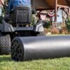 Agri-Fab 45-0604 18" x 48" Tow Behind Poly Lawn Roller 550 lbs Weight with Water, Poly Drum and Steel Frame, with Plug. Designed for Lawn and...