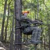 Summit Viper SD Climbing Treestand Lightweight Aluminum, Foam Padded Seat, 300 lbs Capacity, Includes Safety Harness