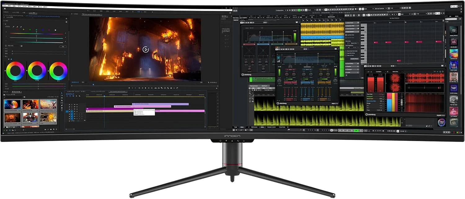 d683da85f52e0a4ec7ec772e38db8bfdfa8d4472a7b5c92e847ca20fcd21f544 INNOCN 49" Curved Gaming Monitor, 144Hz, HDR400, USB-C, 49C1G