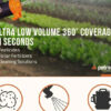 Cordless ULV Cold Fogger Backpack Sprayer, 2.6 Gallon Battery-Powered Mosquito Fogger for Outdoor Use