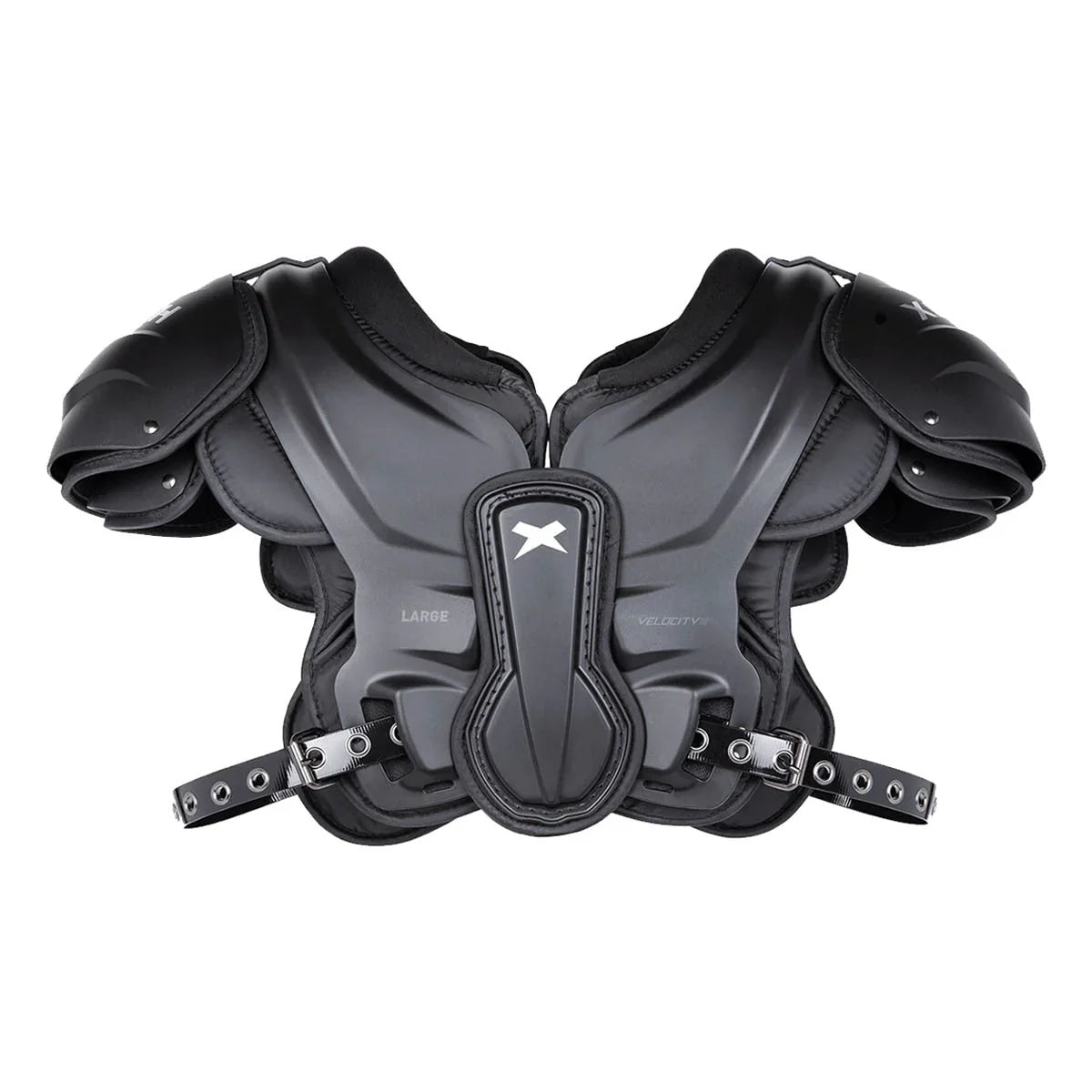 d9a68e8e26aea6926b22d0b3f96a5ed3356e26bae2e834d0be9be1326e0094b9 Adult Xenith Velocity 2 Football Shoulder Pads