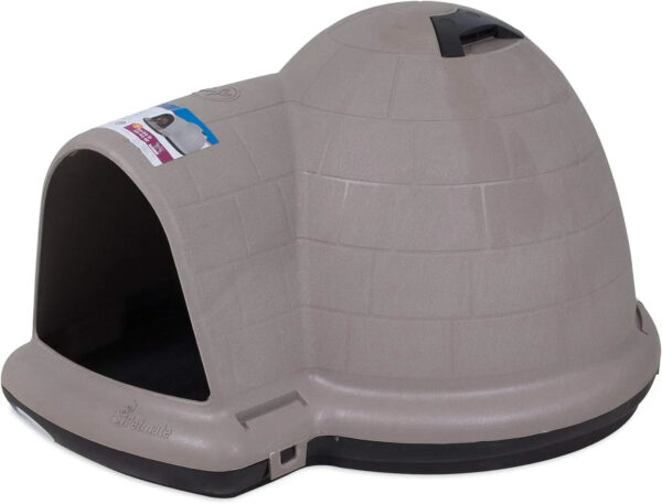 Petmate Indigo Dog House (Igloo Dog House, Made in USA with 90% Recycled Materials, All-Weather Protection Pet Shelter) for XL Dogs -90 to 125...