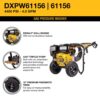 4400 PSI 4.0 GPM Gas Cold Water Pressure Washer with DEWALT 420cc Engine DXPW61156
