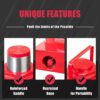 BIG RED 50 Ton Low Profile Hydraulic Bottle Jack Welded Construction for Automotive & Heavy Lifting