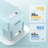 12 Volt Refrigerator 12V Car Fridge 23 Quart Portable Freezer Compressor Cooler 12/24V DC 110~240 Volt AC for Truck Van RV Camper SUV Travel...